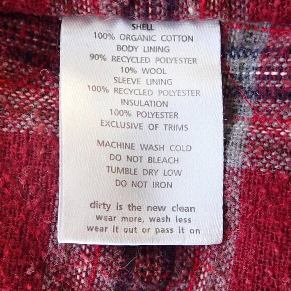 Toad & Co Organic Cotton Wool Ghostwriter Utility Jacket in Slate Gray Size S - Picture 10 of 11